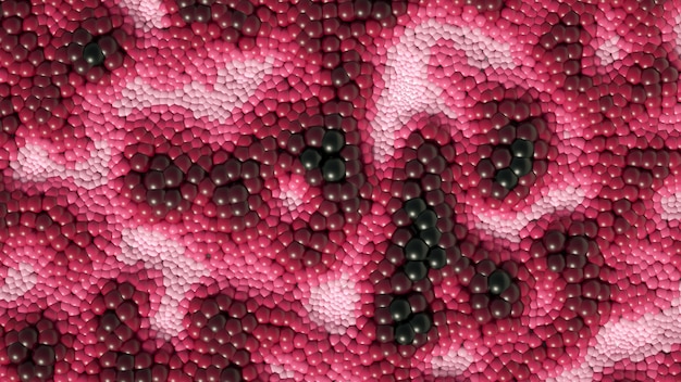A microscopic view of the skin's surface, highlighting the diverse ecosystem of bacteria and microorganisms that make up the skin microbiome. The image is colorful and detailed, showcasing the complexity of this unseen world.