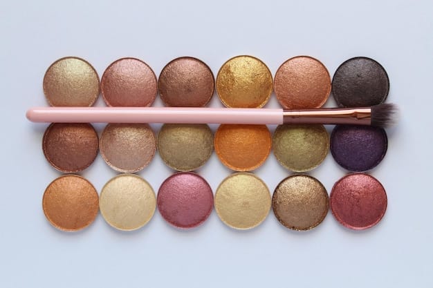 A selection of various eyeshadow blending brushes, each with a different shape and size. The brushes are arranged on a clean, neutral surface, highlighting their soft bristles and ergonomic handles. The image emphasizes the importance of having the right tools for Mastering the Art of Eyeshadow Blending: Techniques for a Seamless Look in Under 15 Minutes.