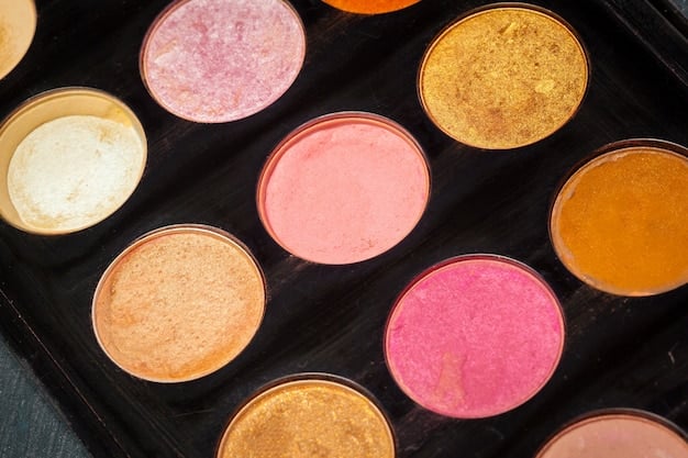 A close-up of various highlighting products including powder, cream, and liquid formulas, with swatches on fair, medium, and deep skin tones. The swatches showcase different finishes from subtle shimmer to intense glow, highlighting the importance of choosing the right product for specific skin tones and desired effects when applying highlight and illuminate techniques.