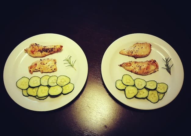 A split-screen image showing two different meal plates. On one side, a plate filled with processed foods high in sugar, salt, and unhealthy fats. On the other side, a vibrant plate with whole foods including colorful vegetables, lean protein, and whole grains. This visualizes the impact of the Dietary Guidelines and how 'Is the 2025 Dietary Guidelines Update Changing How You Eat?' for the better.