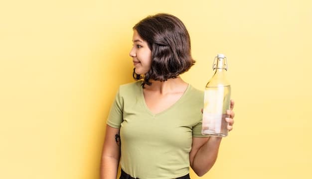 A person carefully reading the label on a diet soda bottle, with an emphasis on the list of ingredients, including artificial sweeteners. The context represents the consumer awareness and decision-making process concerning 'The Truth About Artificial Sweeteners: Are They Really Safe?'.