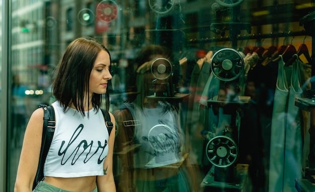 A well-organized retail store section dedicated to sustainable fashion. The section features clear signage highlighting the eco-friendly materials and ethical production practices of the clothing. Shoppers are browsing the selection, and the store is brightly lit and inviting. The image reflects the growing accessibility and appeal of in Sustainable Fashion Finally Mainstream? New Data Shows 15% Increase in Eco-Friendly Clothing Sales in US for 2025.